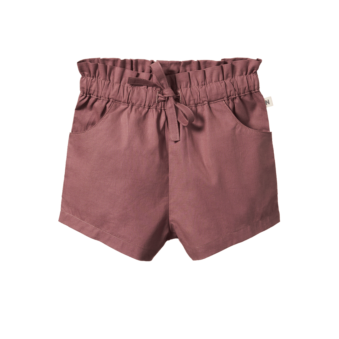 NATURE BABY - ORCHARD SHORTS: TWILIGHT [sz:6-12 MTHS]