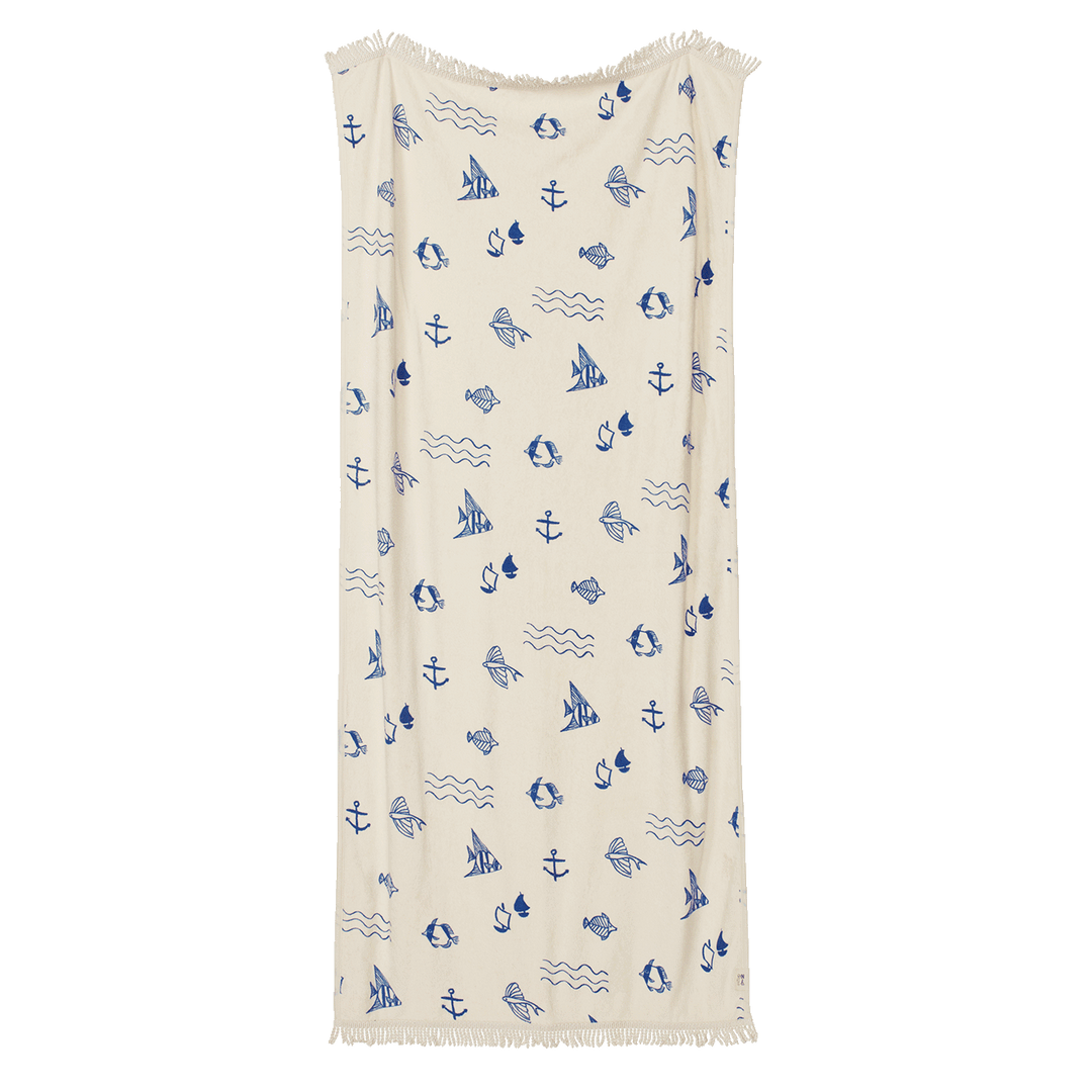 NATURE BABY - BEACH TOWEL: ATLANTIC PRINT