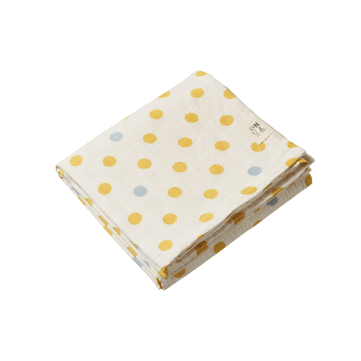 NATURE BABY - MUSLIN WRAP: SUMMER POLKA DOT PRINT 