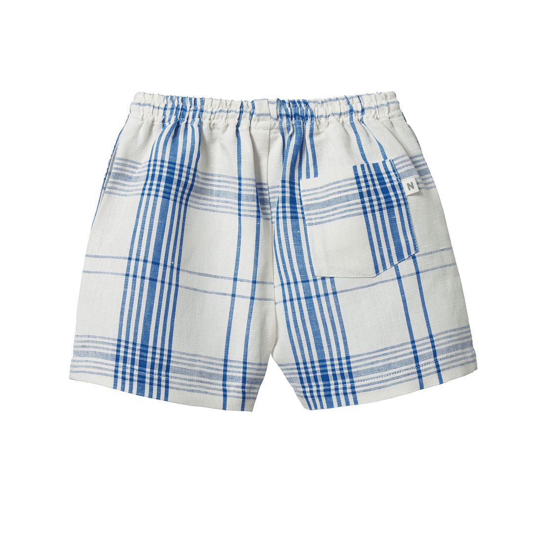 NATURE BABY - RAFFERTY SHORTS: CYDE CHECK [sz:1 YR]