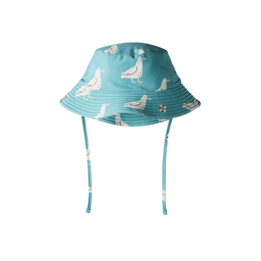 NATURE BABY - SPLASH SUNHAT: ALBIE PRINT [sz:S - 0-6 MTHS]