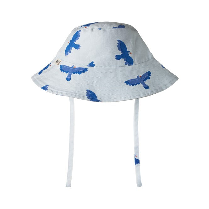 NATURE BABY - HOLIDAY SUNHAT: SONGBIRD PRINT [sz:S - 0-6 MTHS]