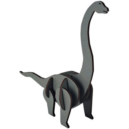 LITTLE AND WOOD - BRACHIOSAURUS A5 WOODEN KIT 