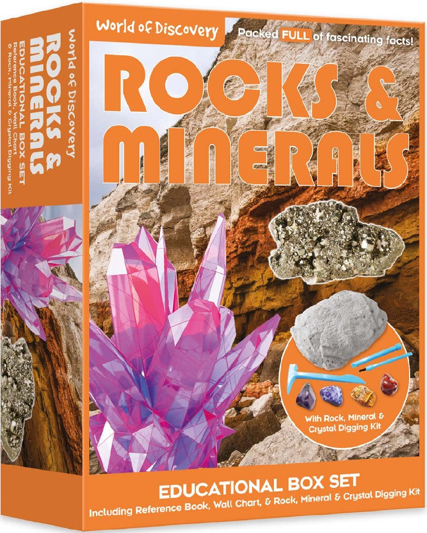 WORLD OF DISCOVERY - ROCKS AND MINERALS BOX 