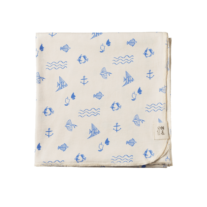 NATURE BABY - WRAP: ATLANTIC PRINT