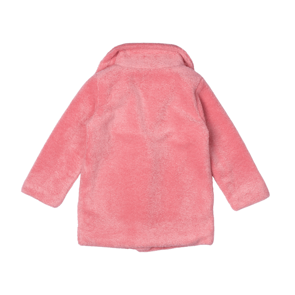 ROCK YOUR BABY - PINK FAUX SHERPA JACKET