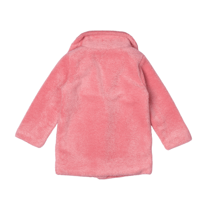 ROCK YOUR BABY - PINK FAUX SHERPA JACKET