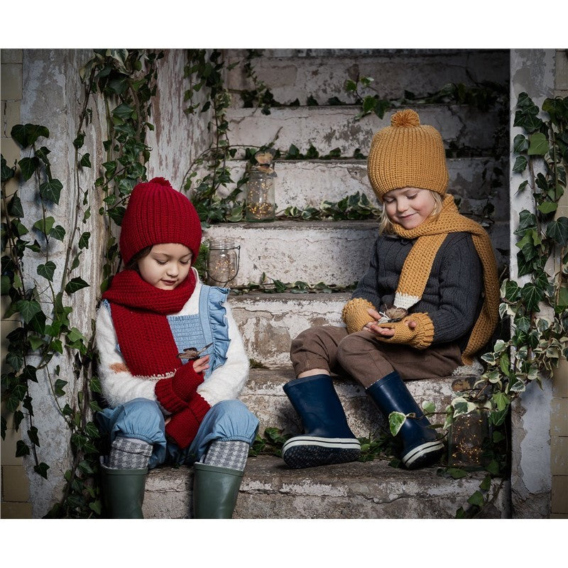 ACORN KIDS - CAMPSIDE BEANIE: RED