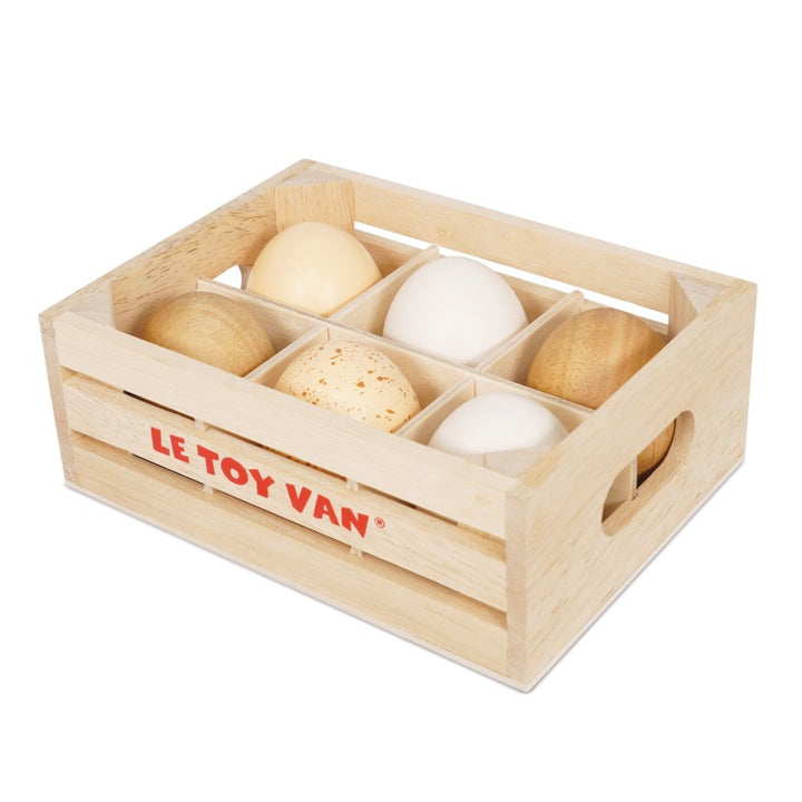 LE TOY VAN - HONEYBAKE: TOY EGGS IN A CRATE