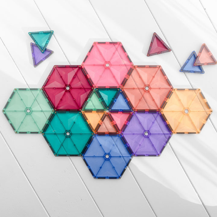 CONNETIX TILES - RAINBOW GEOMETRY PACK: 30PC