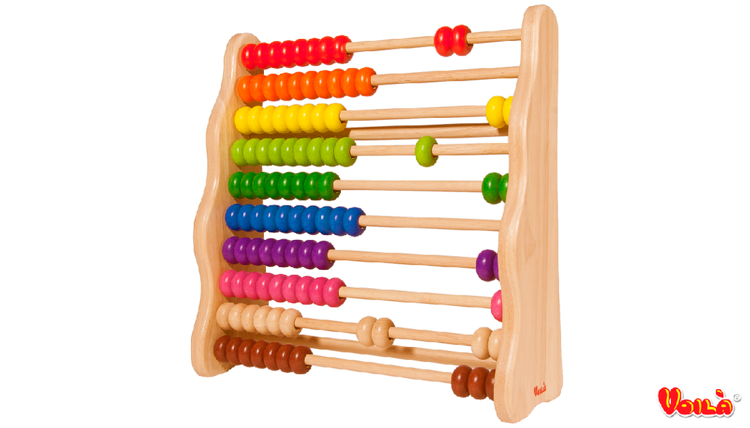 VOILA - RAINBOW ABACUS, 10 BARS