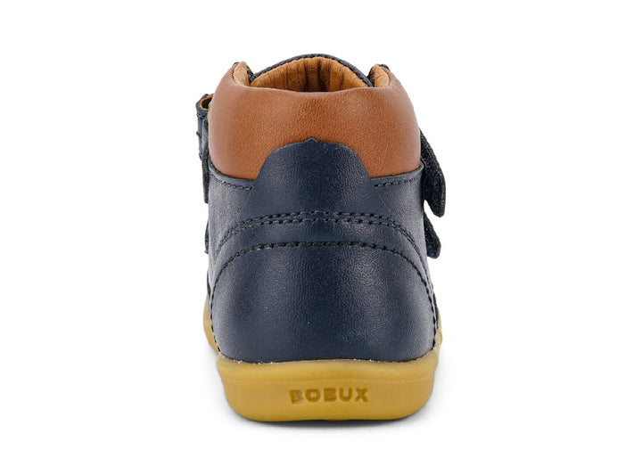 BOBUX - STEP UP TIMBER BOOT: NAVY