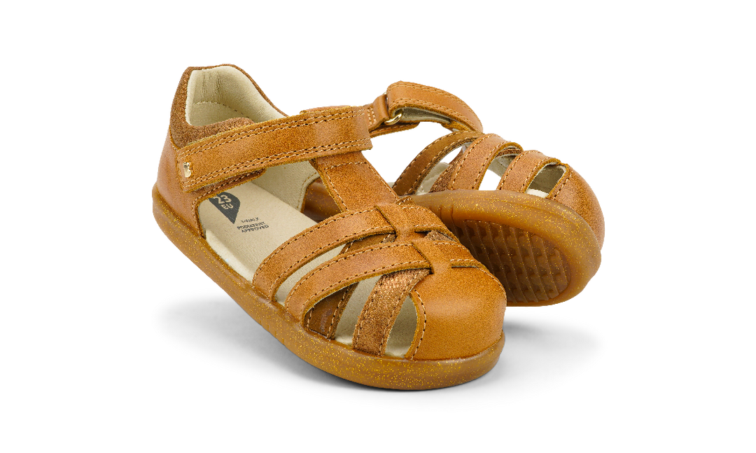 BOBUX - CROSS JUMP SANDAL - CARAMEL