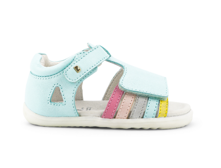 BOBUX - STEP UP MIRROR SANDAL: MIST+ DUSK PEARL