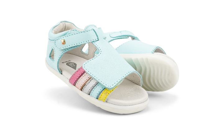 BOBUX - STEP UP MIRROR SANDAL: MIST+ DUSK PEARL